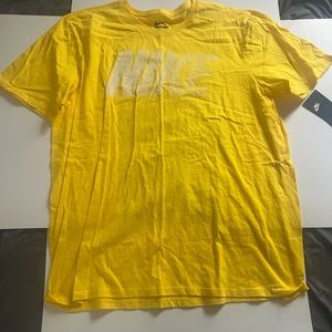 Brand new XL yellow Nike tee